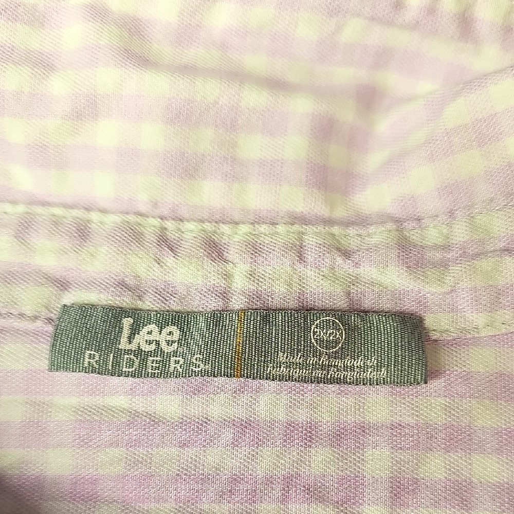 🍄 Lee Rider Checked Blouse, Size 2X - Picture 6 of 8